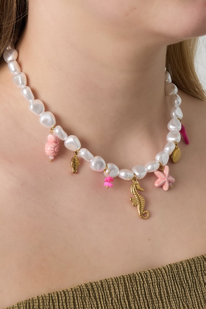 Imitation Pearl Beaded Necklaces Turtle Casual Holiday/Beach Simple Series Women's jewelry h5Picture2